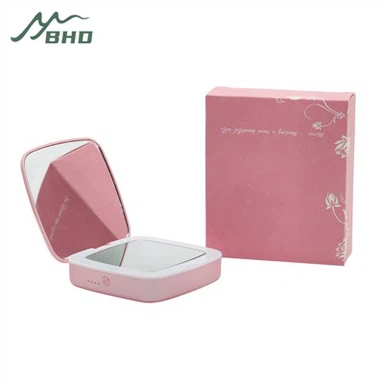 Led samanbrjótanleg snyrtispegil Power Bank