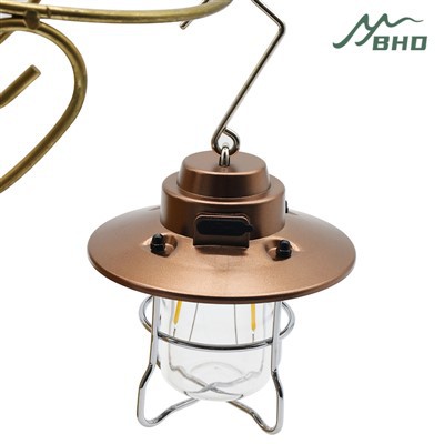 Endurhlaðanleg tjaldstæðisljós